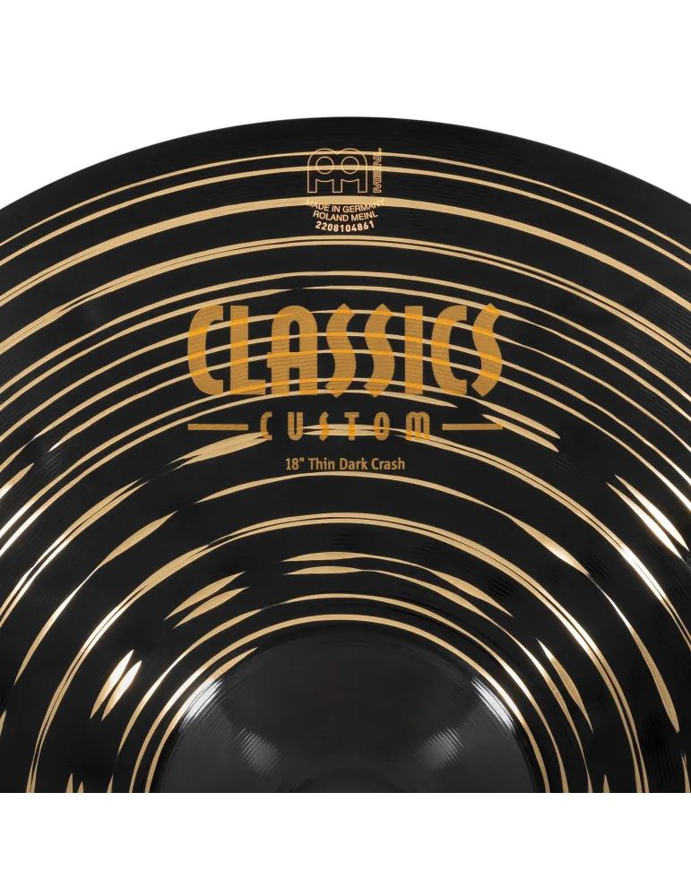  MEINL CRASH C.CUSTOM 18" DARK THIN|MusicGoodDeal 