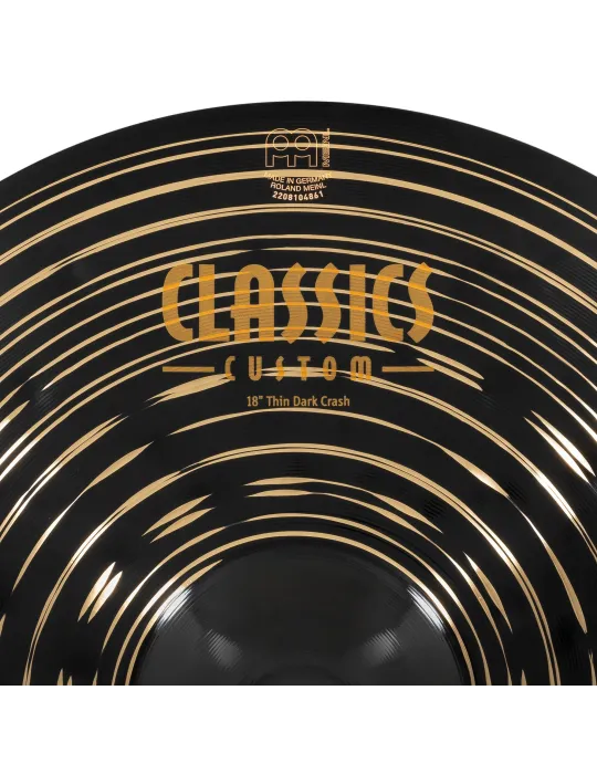  MEINL CRASH C.CUSTOM 18" DARK THIN|MusicGoodDeal 