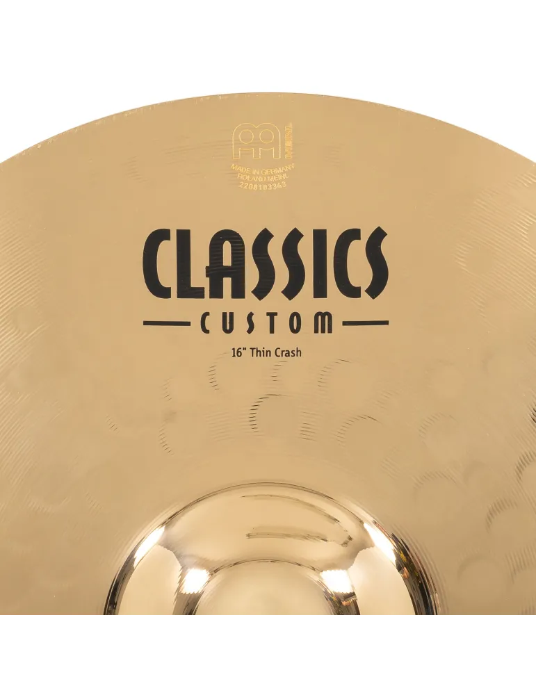  MEINL CRASH C.CUSTOM 16" THIN|MusicGoodDeal 
