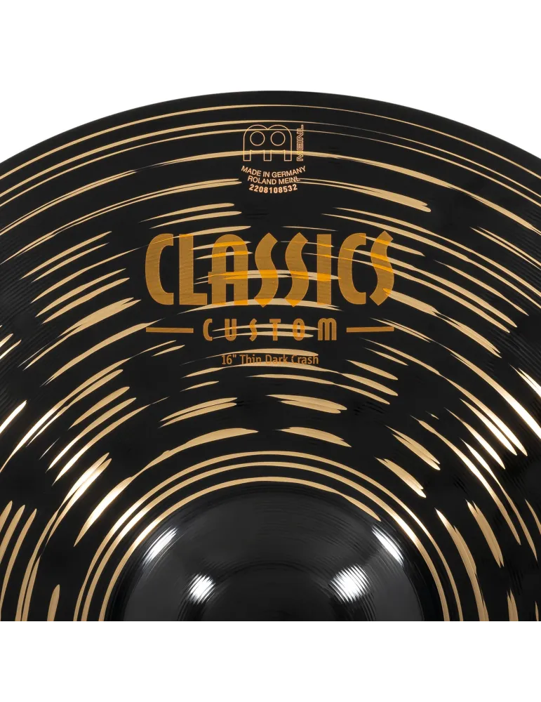  MEINL CRASH C.CUSTOM 16" DARK THIN|MusicGoodDeal 