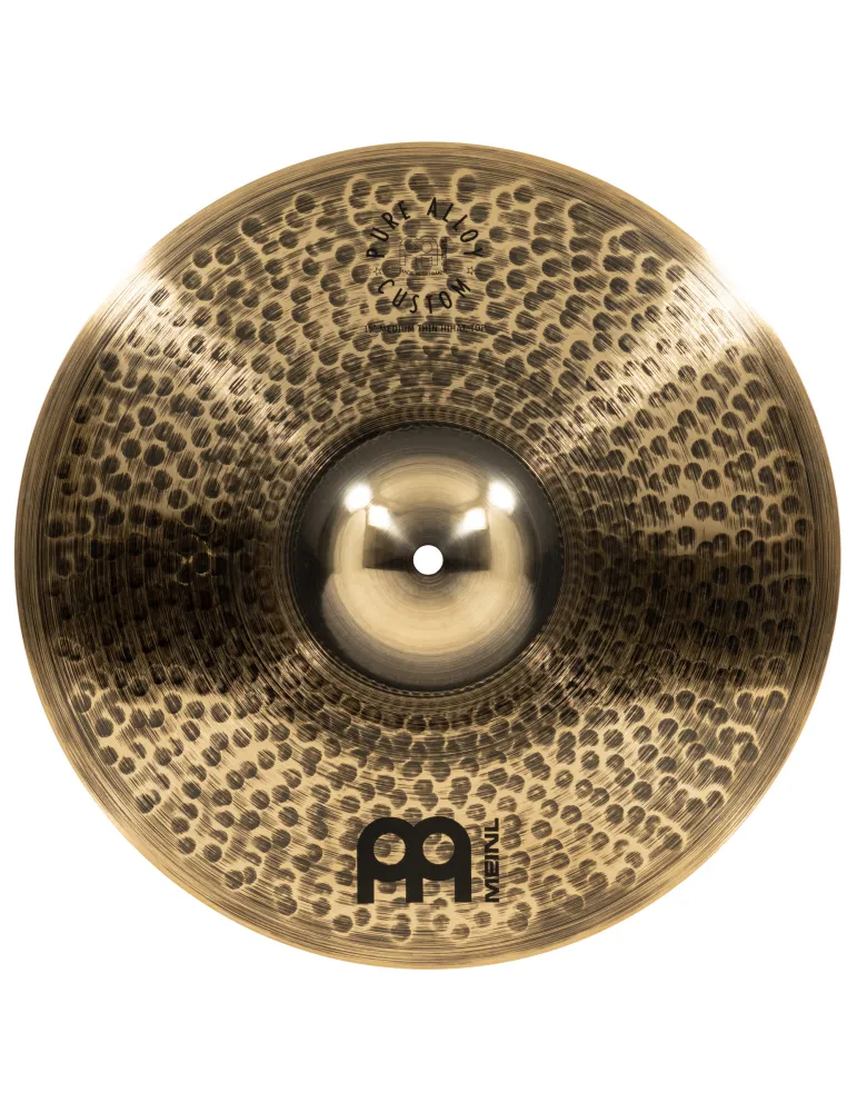  MEINL HI-HAT PURE ALLOY CUSTOM 15""|MusicGoodDeal 