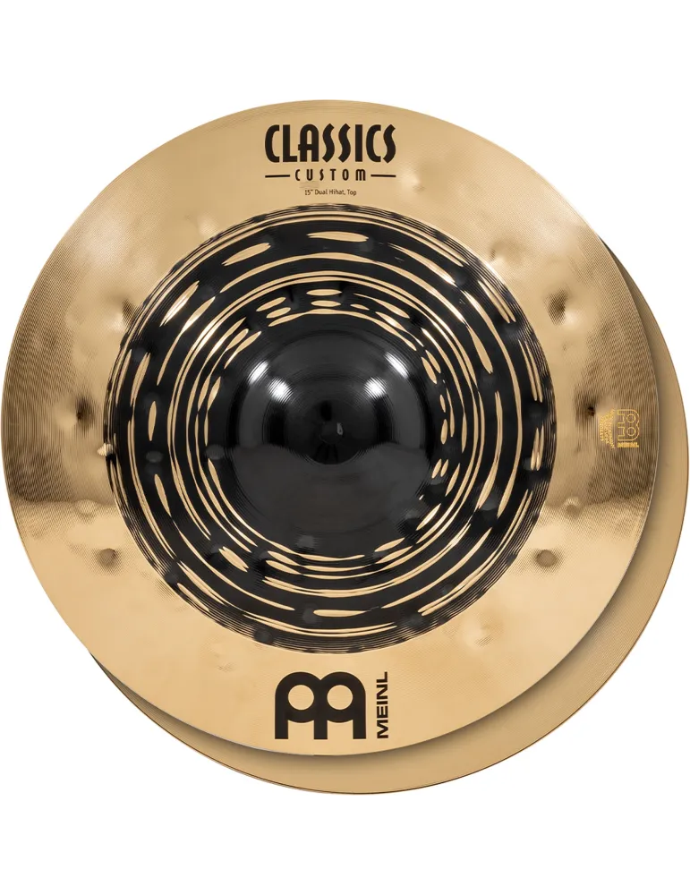  MEINL HI-HAT 15" KLASSISCHCUSTOM DUAL|MusicGoodDeal 
