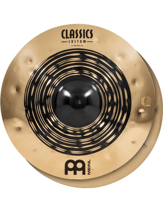  MEINL HI-HAT 14" CLASSICSCUSTOM DUAL|MusicGoodDeal 
