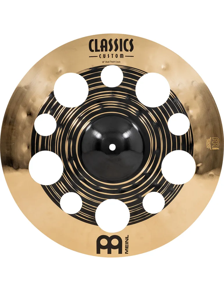  MEINL TRASH CRASH 18" CLASSICCUSTOM DUAL|MusicGoodDeal 