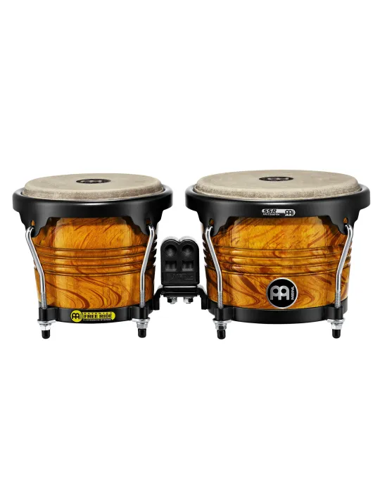  MEINL WOOD BONGOS 6.75/8" AMBER FLAME|MusicGoodDeal 