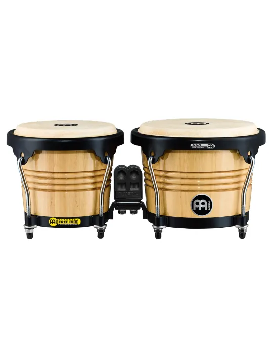  MEINL WOOD BONGOS 6.75/8" NATURAL BRIL|MusicGoodDeal 