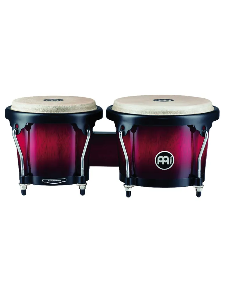  MEINL BONGOS HEADLINER 6.75/8" BORDEAUX|MusicGoodDeal 