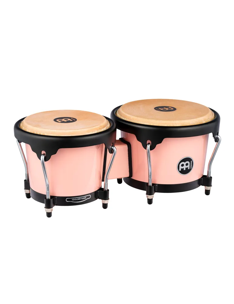  MEINL BONGOS ABS 6.5/7.5" FLAMINGO PINK|MusicGoodDeal 