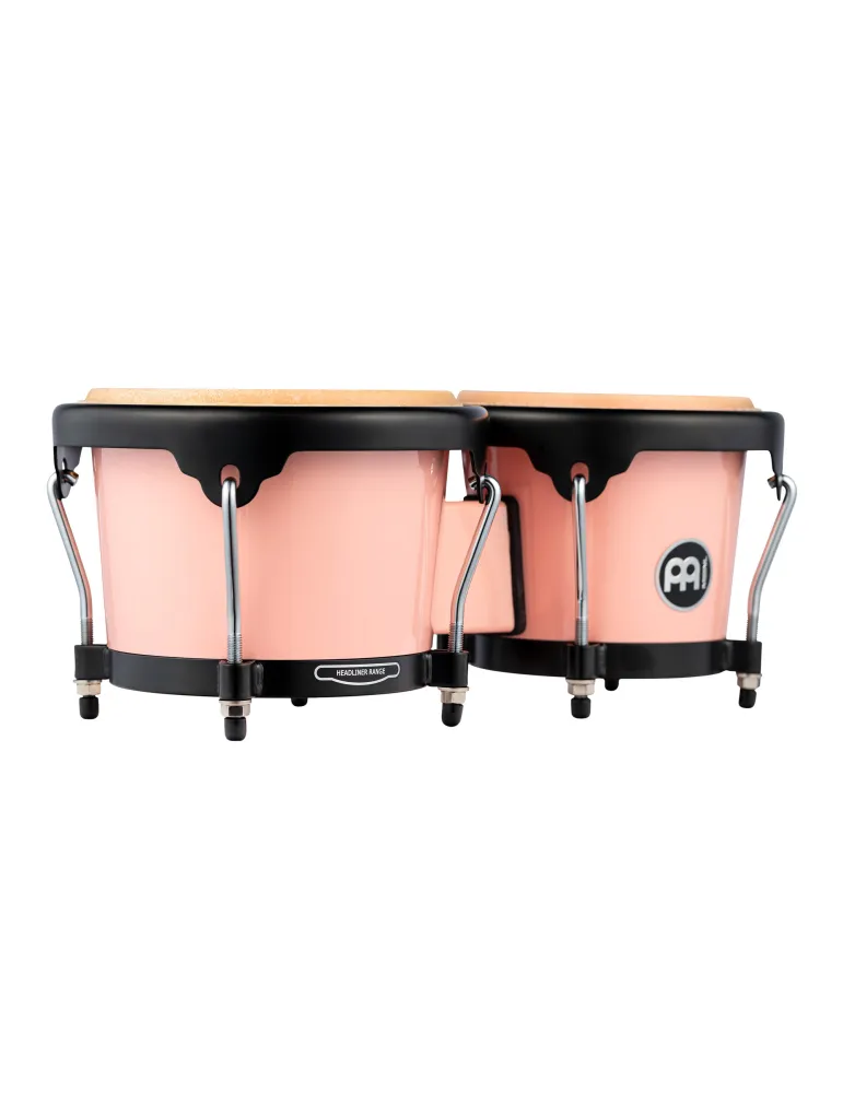  MEINL BONGOS ABS 6.5/7.5" FLAMINGO PINK|MusicGoodDeal 