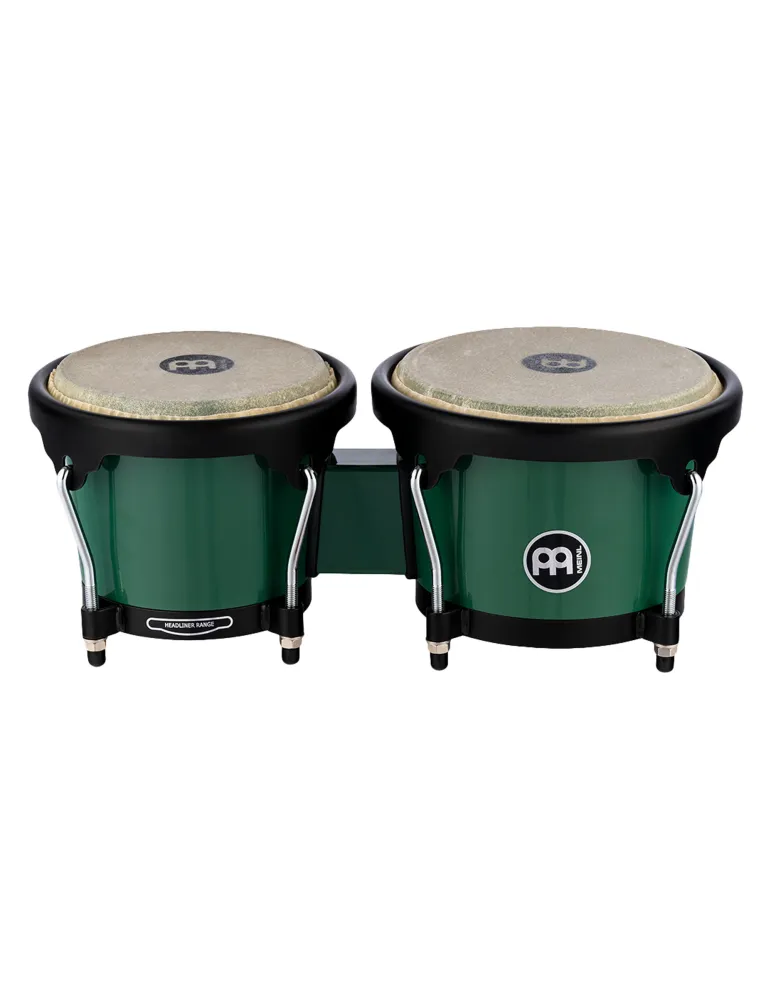  MEINL BONGOS ABS 6.5/7.5" FOREST GREEN|MusicGoodDeal 