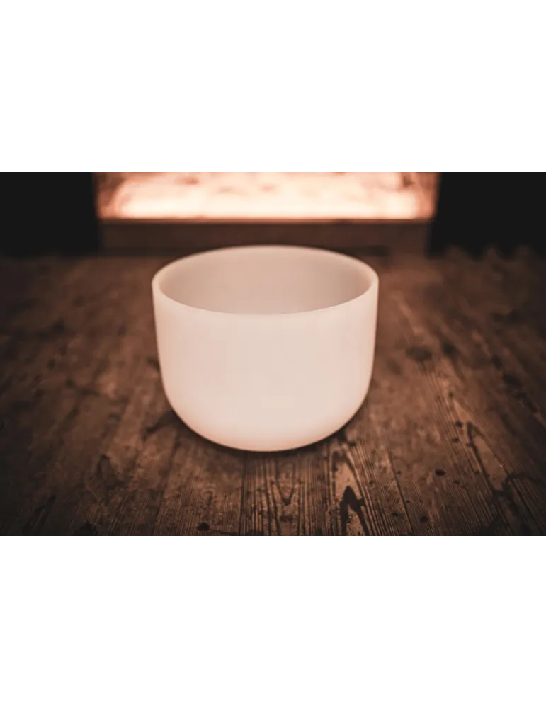 SONIC ENERGY CSB12F SINGING BOWL CRYSTAL 12 "|MusicGoodDeal 