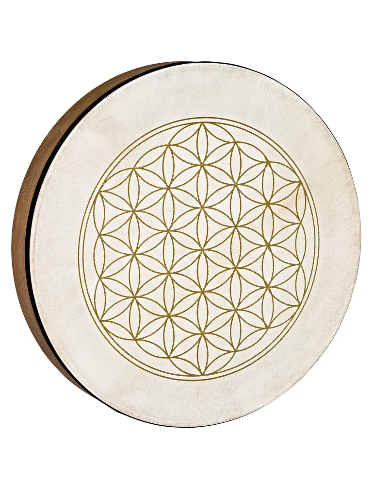  SONIC ENERGY HAND DRUM 16" BRAUN FLOWER|MusicGoodDeal 
