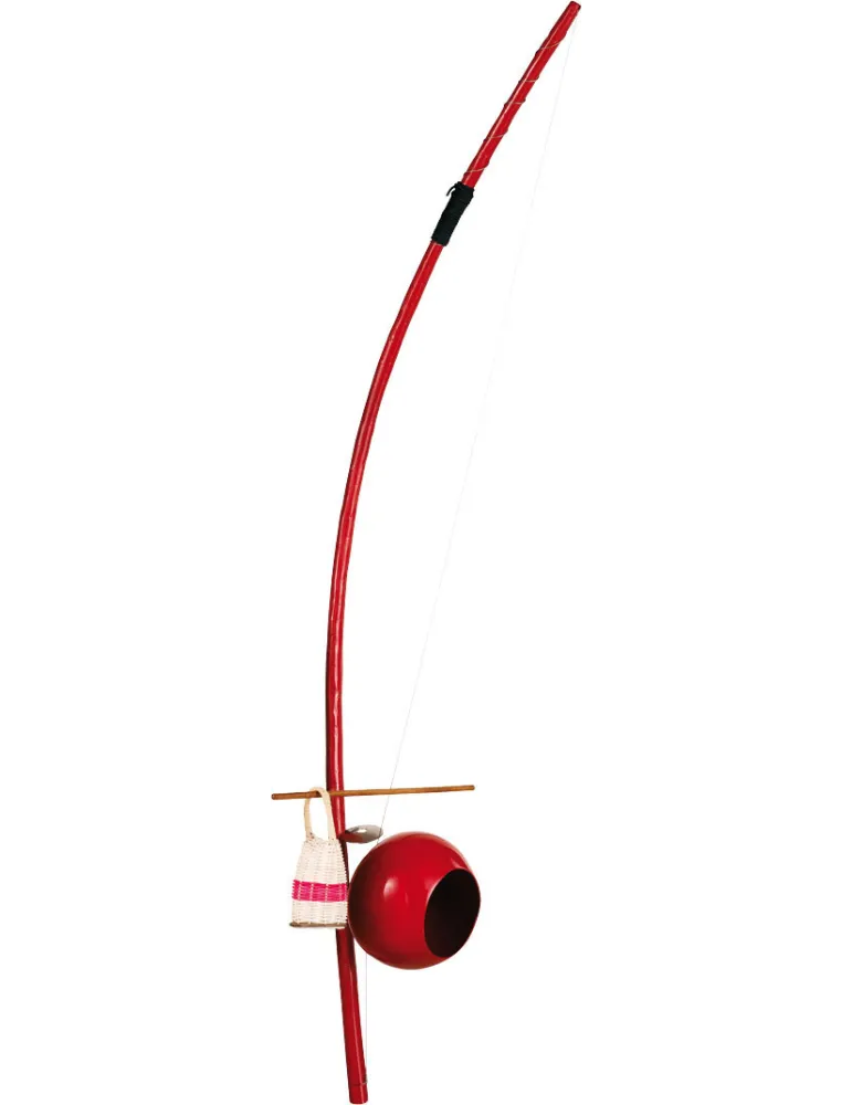  MEINL BE1R BERIMBAU FASER ROT MIT ABDECKUNG|MusicGoodDeal 
