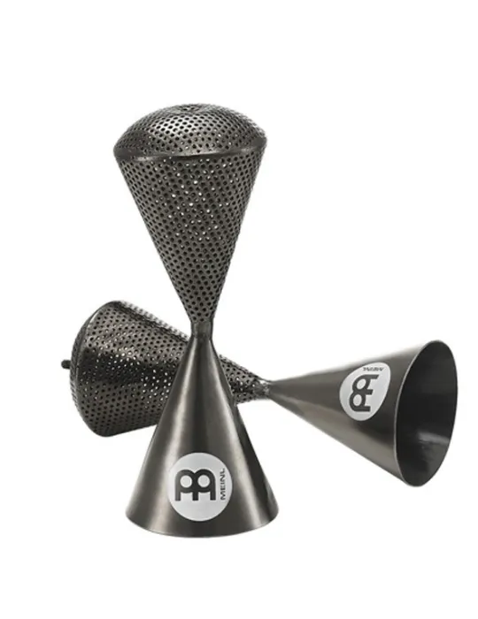  MEINL CONE NICKEL BLACK CONE-STACK SHAKER|MusicGoodDeal 