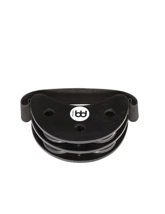  MEINL FJS2SBK BLACK ERGONOMIC FOOT TAMBOURINE|MusicGoodDeal 
