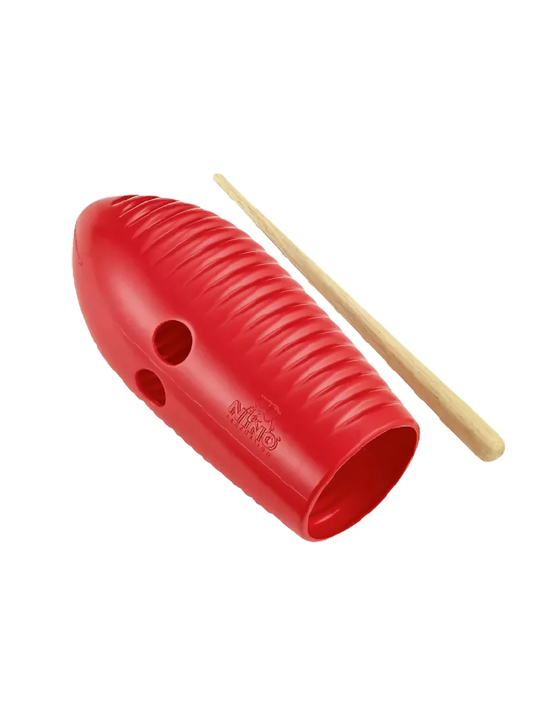  NINO NINO581R MINI GUIRO FIBRA ROJO|MusicGoodDeal 