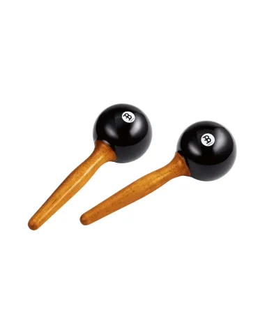  MEINL PM1BK RUNDE SCHWARZE KUNSTSTOFF-MARACAS|MusicGoodDeal 