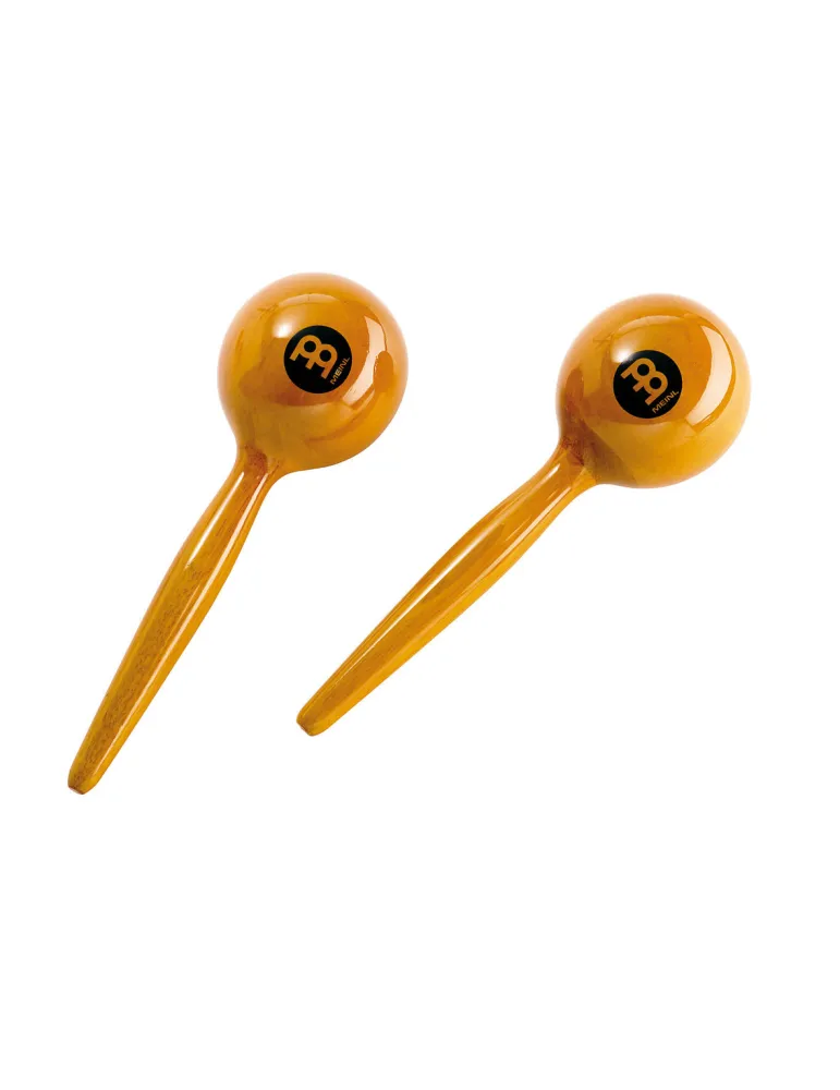  MEINL MWM2AM PAAR RUNDER AMBER MARACAS|MusicGoodDeal 