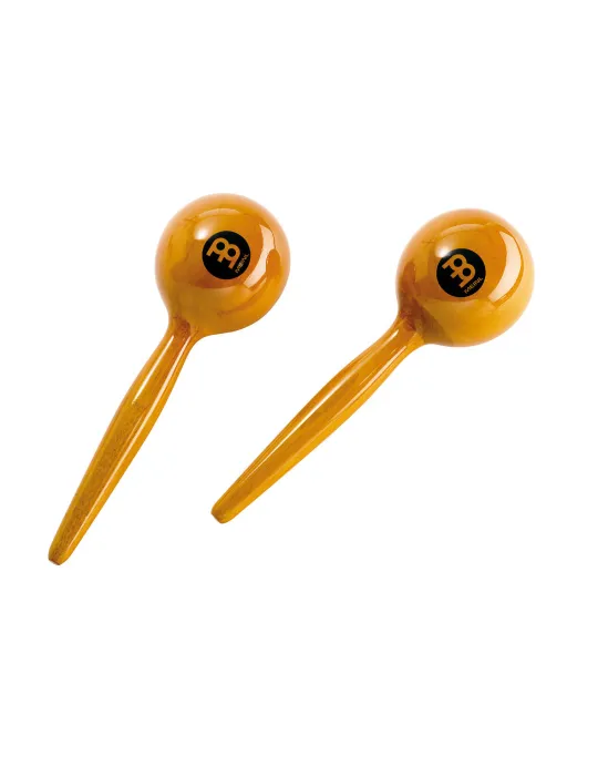  MEINL MWM2AM PAAR RUNDER AMBER MARACAS|MusicGoodDeal 