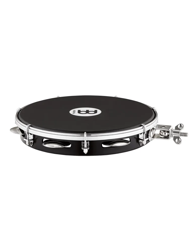 MEINL PA10A-BK-NH-H TAMBOURINE 10 "ABS BLACK SKIN NAPA|MusicGoodDeal 