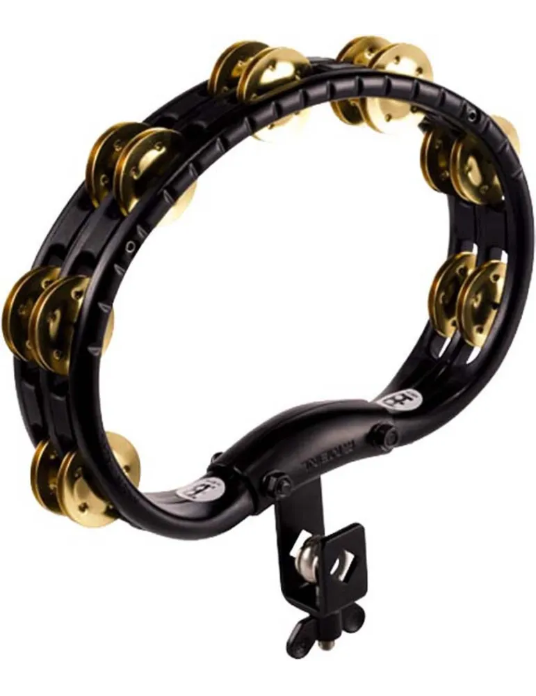  MEINL TMT2B-BK SCHWARZES HALBMOND ABS TAMBOURIN|MusicGoodDeal 