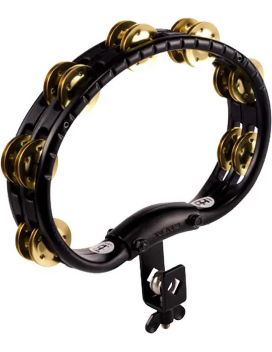  MEINL TMT2B-BK SCHWARZES HALBMOND ABS TAMBOURIN|MusicGoodDeal 