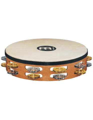  MEINL TAH2MSNT HOLZTAMBOURIN MIT NATÜRLICHER HAUT|MusicGoodDeal 