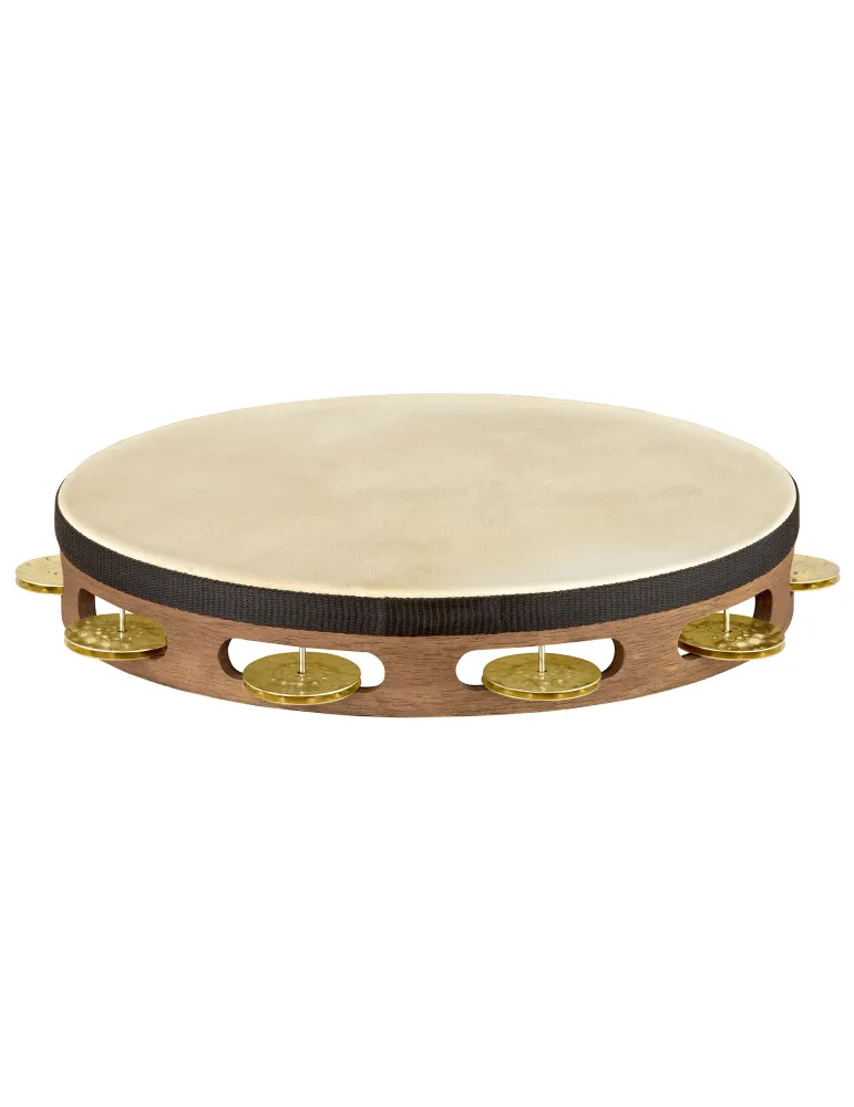  MEINL TAMBURIN HOLZ MIT FELL VINTAGE|MusicGoodDeal 