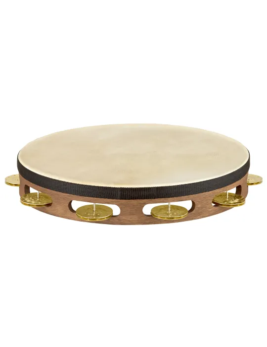  MEINL TAMBURIN HOLZ MIT FELL VINTAGE|MusicGoodDeal 