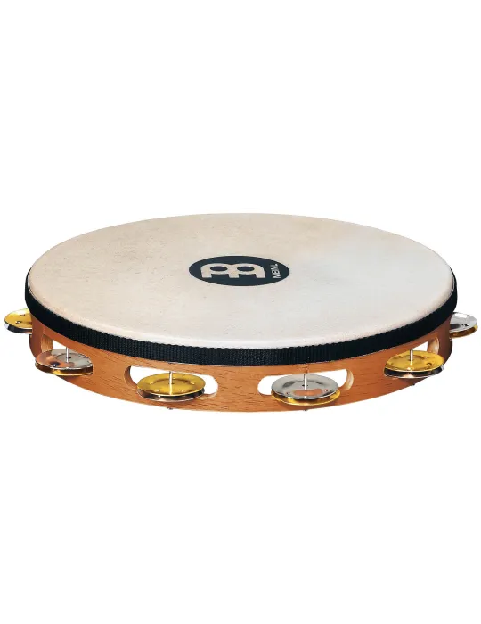  MEINL TAMBURIN HOLZ MIT NATURFELL|MusicGoodDeal 