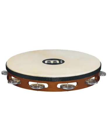  MEINL TAMBURIN HOLZ MIT FELL BRAUN|MusicGoodDeal 