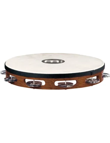  MEINL TAMBURIN HOLZ MIT FELL BRAUN|MusicGoodDeal 