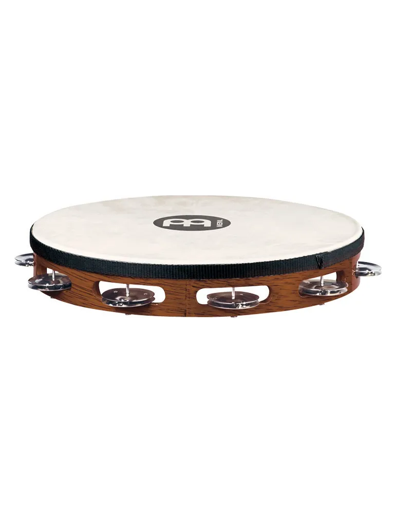  MEINL TAMBURIN HOLZ MIT FELL BRAUN|MusicGoodDeal 