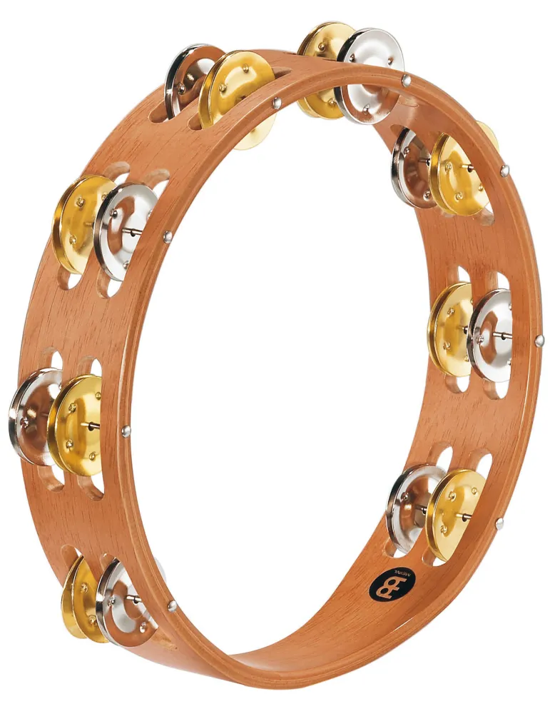  MEINL TAMBURIN NATURHOLZ 2R CYMB N/L|MusicGoodDeal 