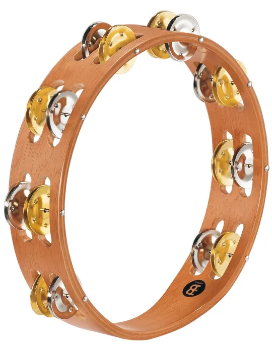  MEINL TAMBURIN NATURHOLZ 2R CYMB N/L|MusicGoodDeal 