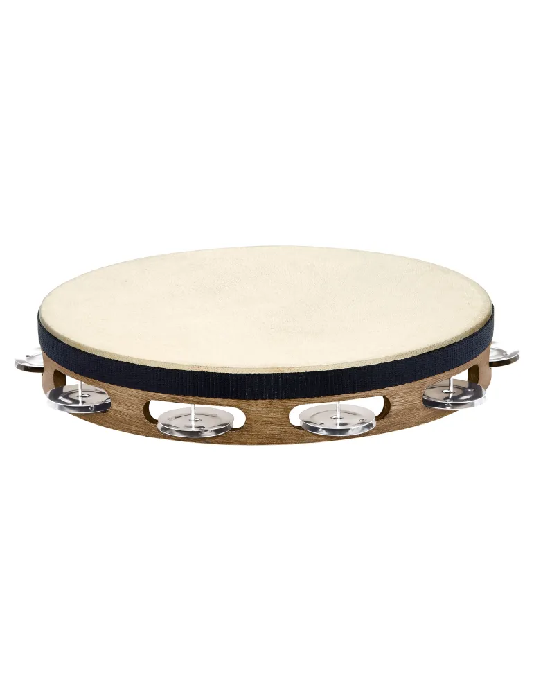  MEINL TAMBURIN HOLZ MIT FELL ERDBRAUN|MusicGoodDeal 