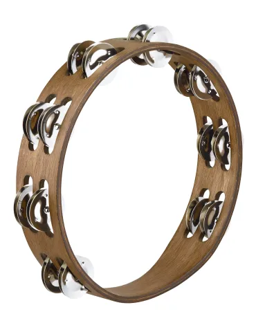  MEINL TAMBURIN BR. NUSSBAUM 2R CYMB NICKEL|MusicGoodDeal 