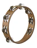  MEINL TAMBURIN BR. NUSSBAUM 2R CYMB NICKEL|MusicGoodDeal 