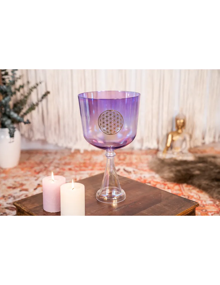  SONIC ENERGY SINGINGCHALICE CRYSTAL 8", 8", 8", 8", 8", 8", 8", 8", 8".|MusicGoodDeal 