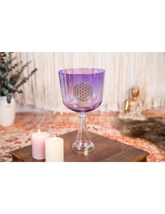  SONIC ENERGY SINGINGCHALICE CRYSTAL 8", 8", 8", 8", 8", 8", 8", 8", 8".|MusicGoodDeal 