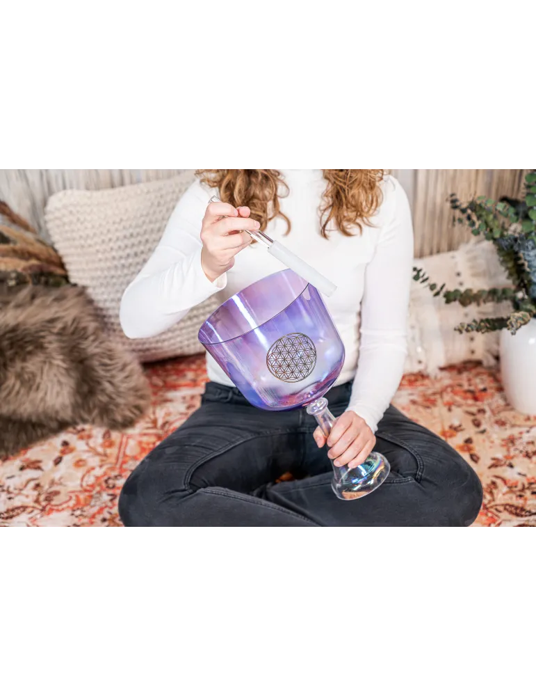  SONIC ENERGY SINGINGCHALICE CRYSTAL 8", 8", 8", 8", 8", 8", 8", 8", 8".|MusicGoodDeal 