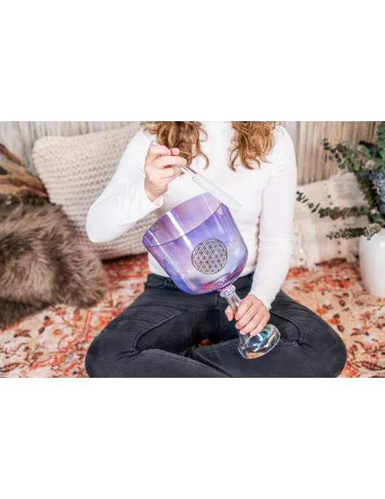  SONIC ENERGY SINGINGCHALICE CRYSTAL 8", 8", 8", 8", 8", 8", 8", 8", 8".|MusicGoodDeal 