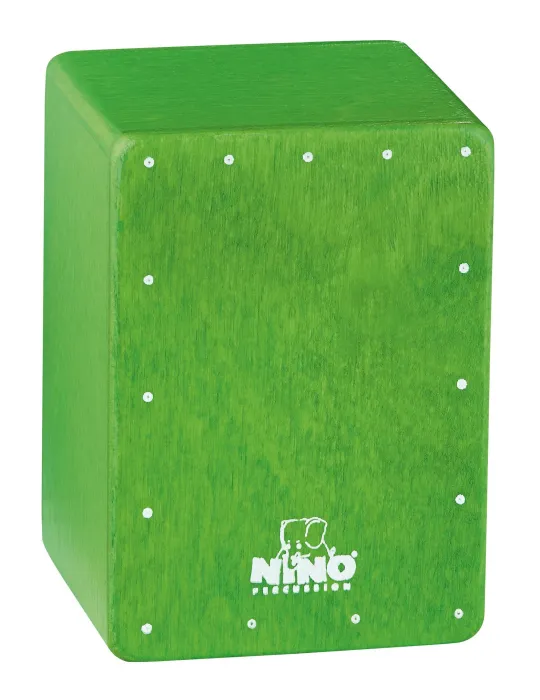  NINO MINI SHAKER CAJON GREEN|MusicGoodDeal 