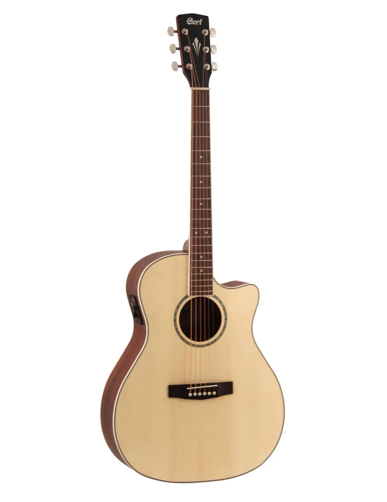  CORT GUITAR GA-ME DX MAHOGANY, OPEN PORE|MusicGoodDeal 