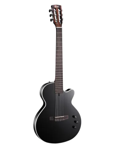 CORT SUNSETNYE-BK BLACK NYLECTRIC SUNSET GUITAR|MusicGoodDeal