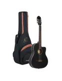 ORTEGA RCE125SN-SBK GUITAR R125 EPICEA SILLET 48, EQ|MusicGoodDeal