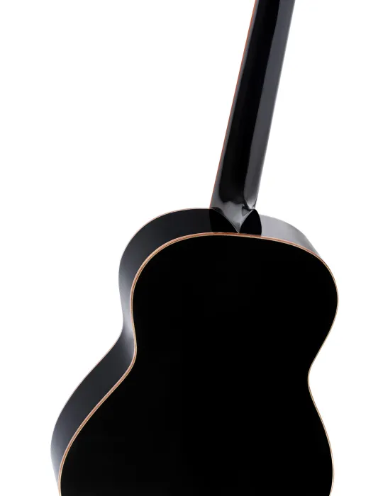  ORTEGA R221-34BK 3/4 R221 EPICEA GUITAR, BLACK|MusicGoodDeal 