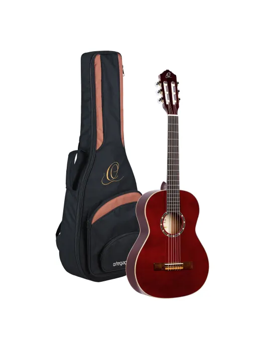  ORTEGA R121-34WR GUITARRA 3/4 R121 EPICEA, BURDEOS|MusicGoodDeal 