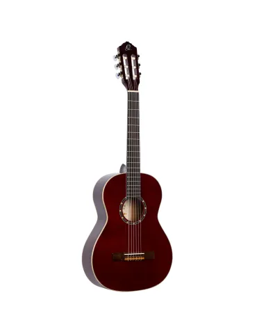 ORTEGA R121-34WR GUITAR 3/4 R121 EPICEA, BORDEAUX|MusicGoodDeal  2