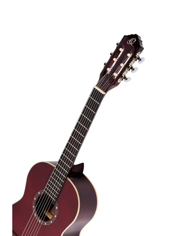  ORTEGA R121-34WR GUITARRA 3/4 R121 EPICEA, BURDEOS|MusicGoodDeal 